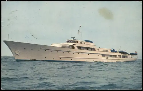 Yacht Schiffsfoto Schiff Ship M/Y ULTIMA 11 (aus Florida USA) 1970