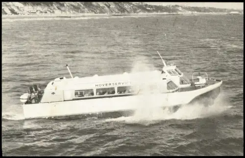 Luftkissenboot Hovercraft HOVERSERVICE HM2 SIDEWALL  England Great Britain 1970