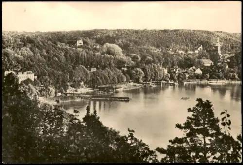 Buckow (Märkische Schweiz) Panorama Blick von der Bollersdorfer Höhe DDR  1970