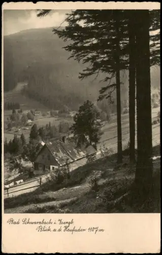 Schwarzbach Bad Flinsberg  Świeradów-Zdrój Panorama Isergebirge Heufuder 1935