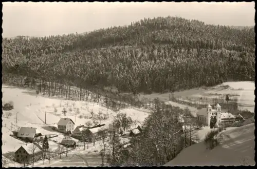 Bad Rippoldsau Schapbach Panorama Klösterle Wallfahrtskirche u. Kurhaus 1960