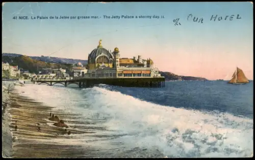 CPA Nizza Nice Palais de la Jetée, Jetty Palace 1926