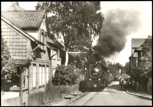 Ansichtskarte Wernigerode Die Harzquerbahn 1983