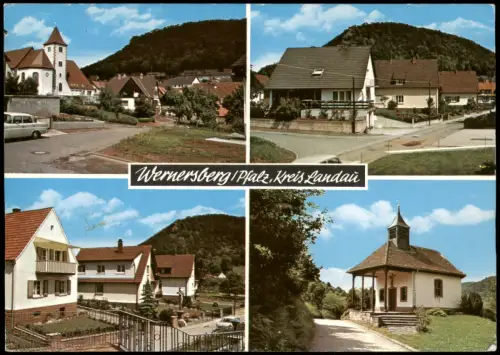 Ansichtskarte Wernersberg Mehrbildkarte mit St. Wendelinus Kapelle 1988