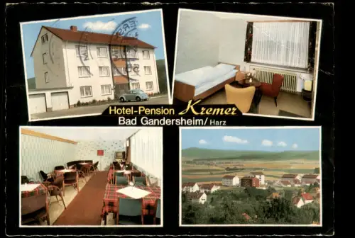 Ansichtskarte Bad Gandersheim Hotel-Pension Kremer 1968
