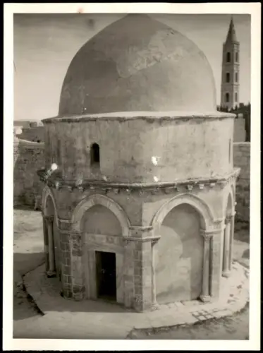 Jerusalem  רושלים Himmelfahrtskapelle (Himmelfahrtsmoschee) auf dem Ölberg 1940