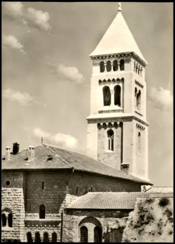 Jerusalem Jeruschalajim (רושלים) Turm der Erlöserkirche 1950