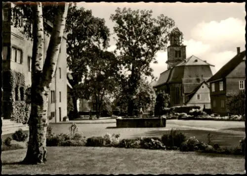 Ansichtskarte Lauterbach Hessen Partie am Burghof 1960