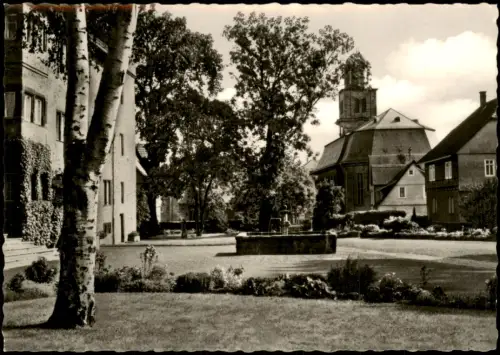 Ansichtskarte Lauterbach Hessen Burghof Partie 1960