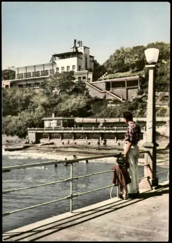 Burgas (Бургас) БУРГАС BOURGAS Морското казино Le Casino Kasino 1960