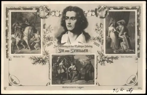 Friedrich Schiller Zur Erinnerung an den 100 jährigen Todestag 1905