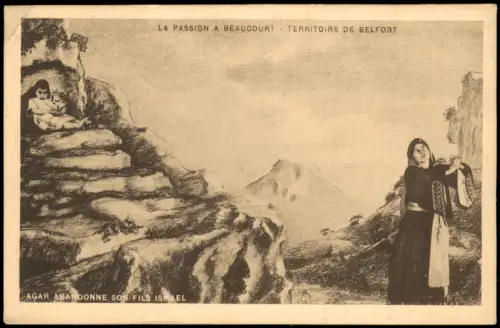 Religion Missionswerk LA PASSION A BEAUCOURT TERRITOIRE DE BELFORT 1920