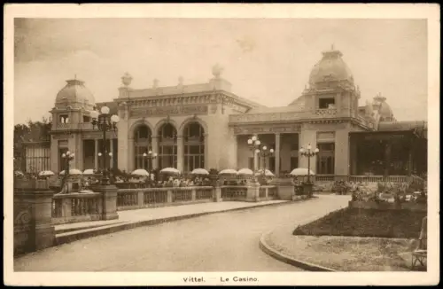 CPA Vittel Vittel Le Casino, Kasino Gebäude-Außenansicht 1910