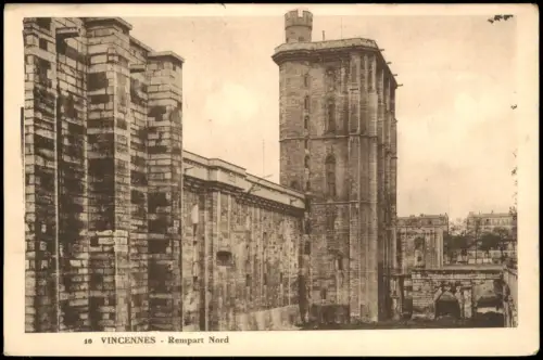CPA Vincennes Ortsansicht VINCENNES Rempart Nord 1910