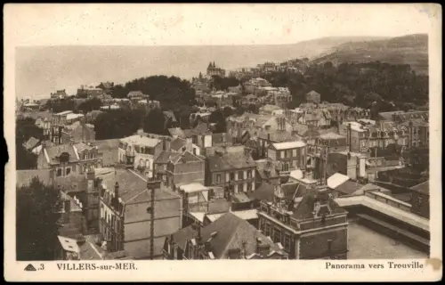 CPA Villers-sur-Mer Panorama vers Trouville Panorama-Ansicht 1920