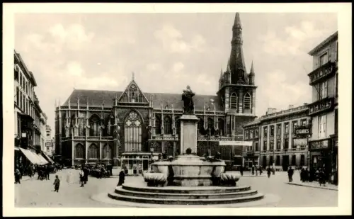 Lüttich Luik Lîdje Kathedrale Cathédrale St-Paul et Fontaine dela Vierge 1940