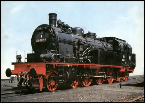 Dampflokomotive Eisenbahn Baureihe 078 Personenzug-Tenderlok 1980