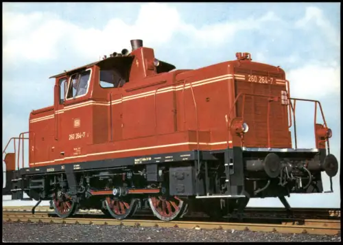 Eisenbahn Zug Lokomotive Baureihe 260   Rangier-Lok Krauss-Maffei Krupp 1980