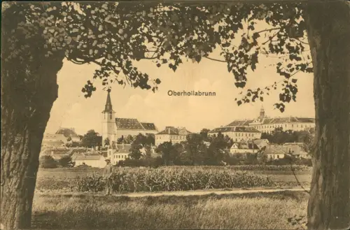 Ansichtskarte Hollabrunn Blick auf die Stadt 1912