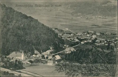 Ansichtskarte Möllbrücke-Lurnfeld Stadtpartie 1908