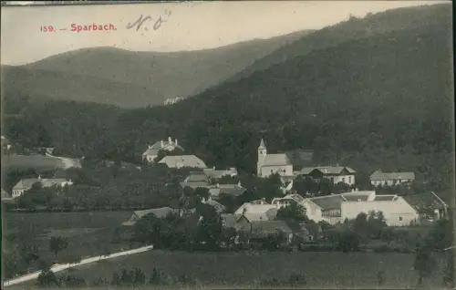 Ansichtskarte Hinterbrühl Bz. Mödling Sparbach 1910