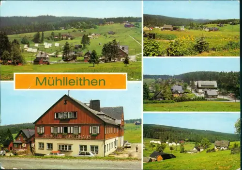 Mühlleithen-Klingenthal DDR Mehrbildkarte mit Umland-Ansichten 1986/1985