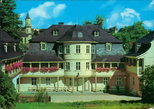 Ansichtskarte Markneukirchen Musininstrumentenmuseum (erbaut 1784) 1986