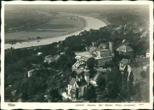 Ansichtskarte Weißer Hirsch-Dresden Luisenhof 1941 Walter Hahn:10275