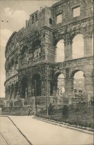 Postcard Pula Pola Arena Südost 1908