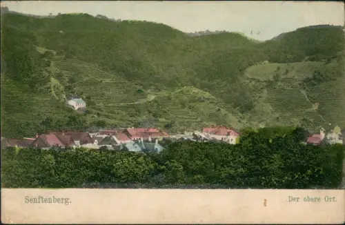 Ansichtskarte Senftenberg Blick auf die Stadt 1908