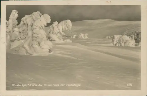 Spital am Semmering Karl Lechner Haus Stuhleckgipfel im Winter 1932