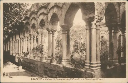 Palermo Palermo Chiesa S. Giovanni degli Eremiti - II Chiostro (XII sec.) 1928