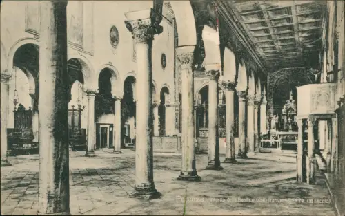 Porec Parenzo Interno della Basilica visto trasversalmente. (I secolo) 1913