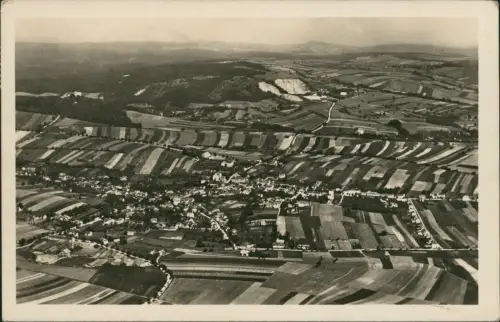 Ansichtskarte Ernstbrunn Luftbild Fliegeraufnahme 1931