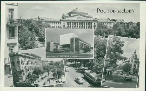 Lot 4 Postcards Rostow am Don Ростов-на-Дону | Rostow-na-Donu 4 Abzüge 1970