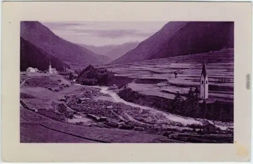 Ansichtskarte Kals am Großglockner Blick auf den Ort 1916
