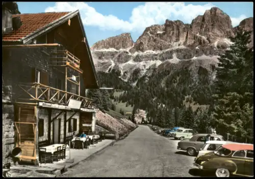 Cartolina Welschnofen Tscheinerhütte Duca di Pistoia 1971