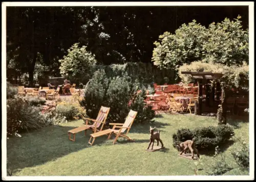 Ansichtskarte Bad Orb Hotel Madstein Spessart - Garten 1981