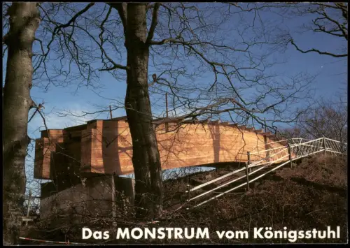 Stubbenkammer-Sassnitz Rügen Monstrum Königsstuhl Brücke am Königsstuhl 2000