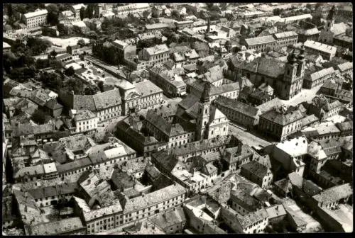 Postcard Stuhlweißenburg Székesfehérvár Luftbild der Altstadt 1964