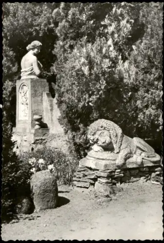 Stuhlweißenburg Székesfehérvár Statuen im Park der Bory-Burg 1965