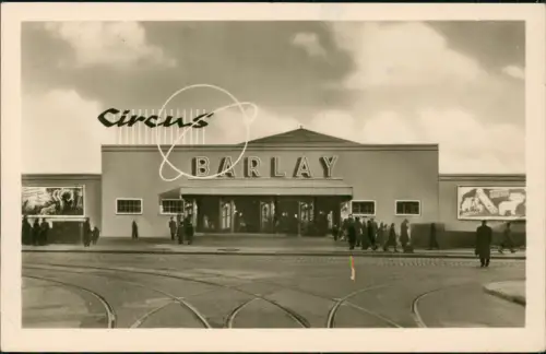 Ansichtskarte Mitte-Berlin Friedrichstraße Circus Barlay - Fotokarte 1952