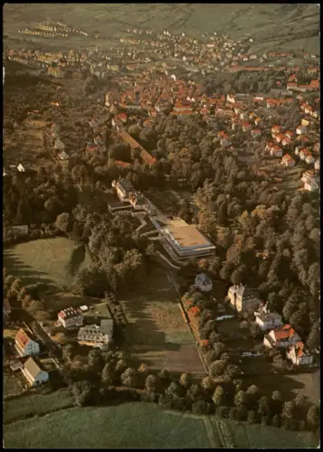Ansichtskarte Bad Orb mit Konzerthalle und Kuranlage Luftbild 1971