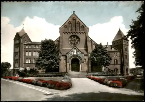 Ansichtskarte Sankt Wendel St. Wendel Missionskirche 1955
