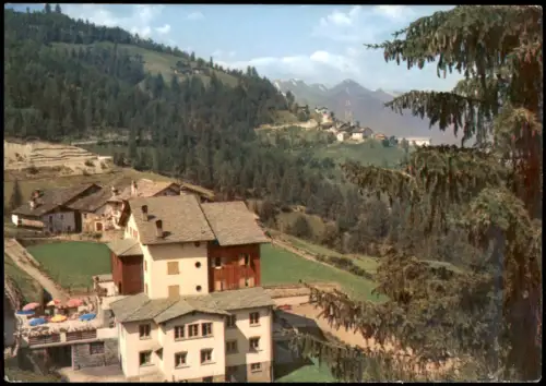 Cartolina Pila-Gressan Pilaz Hôtel à la Jolie bergère 1965