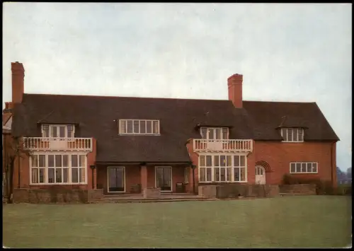 Postcard Birmingham Klubhaus des Moseley Golf Club 1965