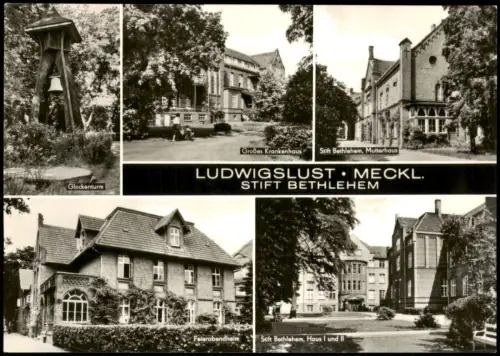 Ansichtskarte Ludwigslust MB: Stift Bethlehem 1968