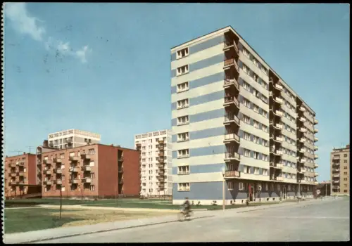 Postcard Budapest Experimentelle Wohnsiedlung Óbuda 1975