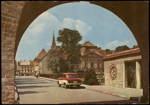 Stuhlweißenburg Székesfehérvár Ruinengarten mit dem Bischofspalast 1965