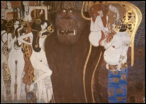 Wien Gustav Klimt - Beethovenfries: Die feindlichen Gewalten 1970